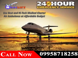 Utilize Medilift Air Ambulance in Lucknow and Mumbai for 24 Hrs Emergency Service