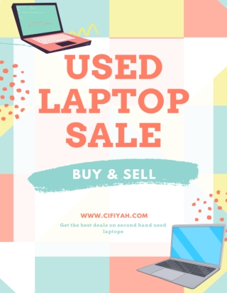 What to do with your used laptop when you buy a new one?