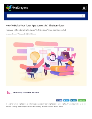 How To Make Your Tutor App Successful? The Run-down