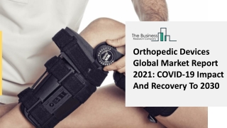 Orthopedic Devices Market Report 2021, By Segmentations, Key Company Profiles and Demand Forecasts to 2021 – 2030