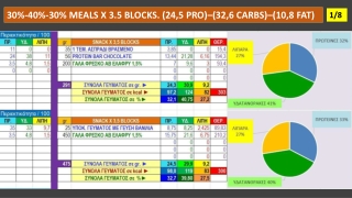 DIET MEALS X 3,5 BLOCKS