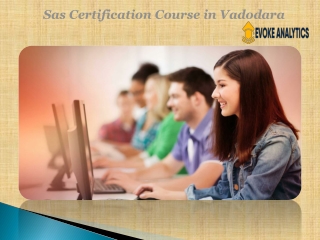 Sas Certification Course in Vadodara