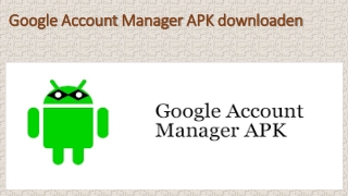 Google Account Manager APK downloaden