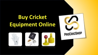 Buy Cricket Accessories or Equipment Online