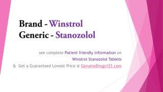 Stanozolol Winstrol Tablets Cost, Dosage, Uses, Side Effects