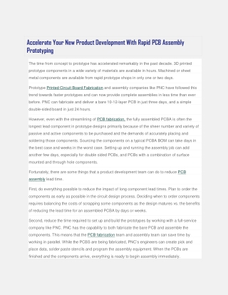 PNC’s step by step guide to PCB Design component placement