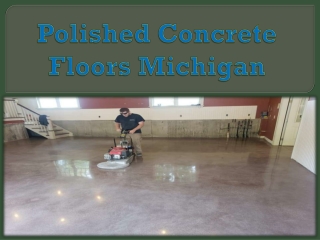 Polished Concrete Floors Michigan