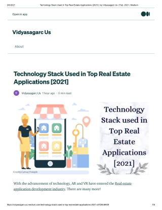 Technology Stack Used in Top Real Estate Applications [2021]