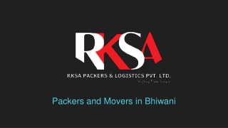 Packers and Movers in Bhiwani