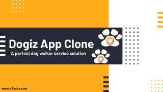 Dogiz App Clone - A perfect dog walker service solution