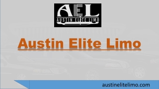 Best Wedding Limousine Services Austin