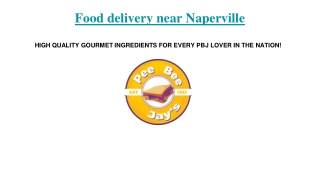 Food delivery near Naperville