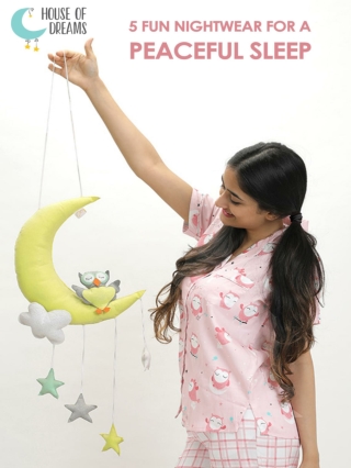 5 fun nightwear for a peaceful sleep