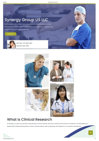 Now get the best solution for clinical research services