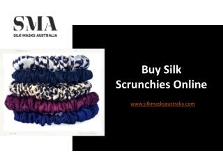 Buy Silk Scrunchies Online - www.silkmasksaustralia.com