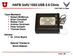 HAFB UofU 1553 USB 2.0 Clinic