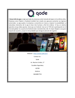 Mejor empresa de servicios para desarrolladores de aplicaciones | Servicios de desarrollo de aplicaciones móviles | Qode