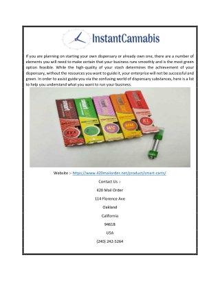 Buy Smart Carts | 420mailorder.net