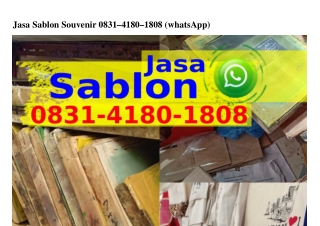 Jasa Sablon Souvenir Ö831·418Ö·18Ö8(whatsApp)