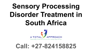 Sensory Processing Disorder Treatment in South Africa