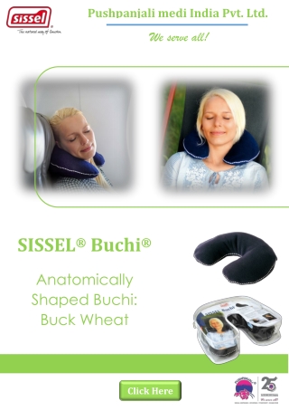 SISSEL® Buchi  | Travel neck Pillow | Pushpanjali medi India Pvt Ltd