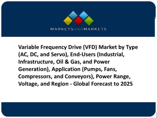 Variable Frequency Drive (VFD) Market to Grow $24.3 billion by 2025