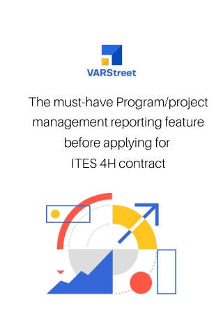 The must have program/project management reporting feature before applying for ITES 4H contract