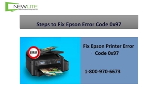 Steps to Fix Epson Error Code 0x97 | Call 1-800-825-0856