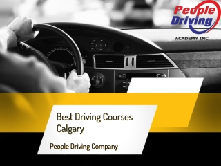 Driving Lessons in Calgary