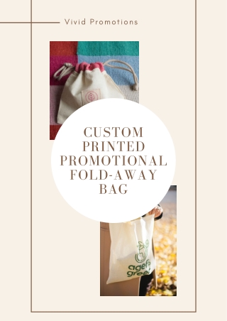 Designer Canvas Tote Bag | Vivid Promotions