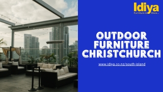 Top Outdoor Furniture Christchurch | Best Price Offer |  Idiya Ltd