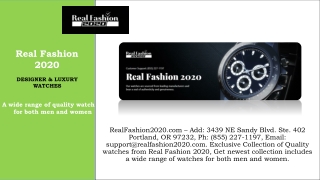 Support@realfashion2020.com - 3439 NE Sandy Blvd. Ste. 402 Portland, OR 97232