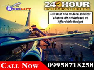Medilift Charter Air Ambulance Service in Indore and Bhopal - Get Best and Affordable Cost