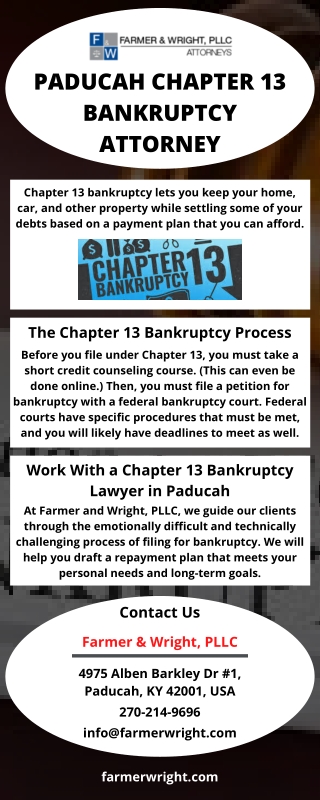 Paducah Chapter 13 Bankruptcy Attorney