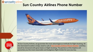 Sun Country Airlines Phone Number