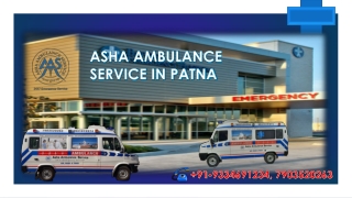 Provision of ambulance service with better medical equipment |ASHA