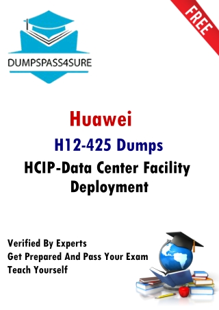 Get Latest  H12-425 Dumps PDF