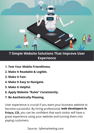 7 Simple Website Solutions That Improve User Experience