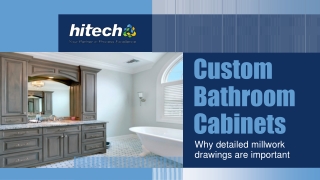 Importance of Custom Bathroom Cabinet Drawings