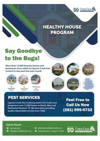 Pest Removal Houston | Houston Cockroach Control