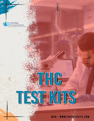 Advantages of using THC Test Kits