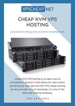 Cheap KVM VPS hosting