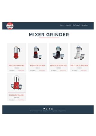 Buy Mixer Grinders Online at Best Prices in India