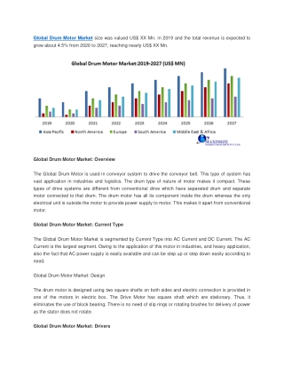 Global Drum Motor Market