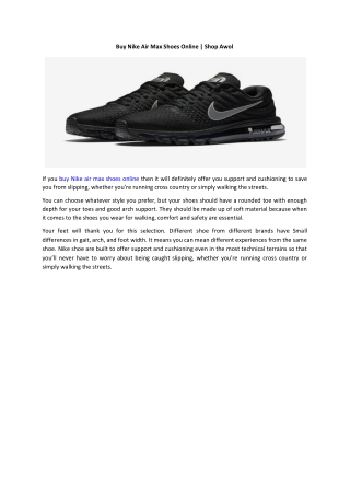 Buy Nike Air Max Shoes