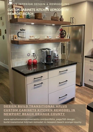 Custom cabinets Kitchen Remodel in Newport Beach