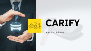 Auto Abo Schweiz