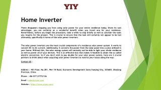 Home Inverter