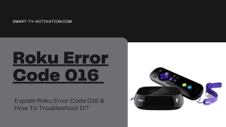 How can overcome Roku Error Code 016