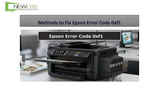 Methods to Fix Epson Error Code 0xf1 |  1-800-970-6673